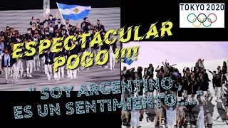 ESPECTACULAR POGO ARGENTINO EN PLENO DESFILE DE LA CEREMONIA INAGURAL TOKIO 2020