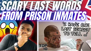 🇬🇧BRIT Reacts To SCARY LAST WORDS FROM PRISONERS ON DEATH ROW!