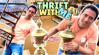 Thrift with me WORTH $100’s at the THRIFT STORE Sourcing RESELL FULL TIME on eBay PROFIT