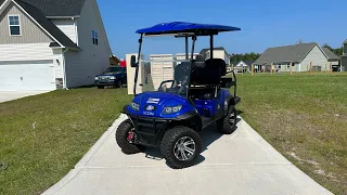 1500 Mile Icon I40L Golf cart review