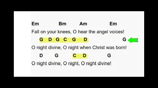 O holy night Chords Guide