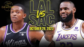 Los Angeles Lakers vs Sacramento Kings Full Game Highlights | October 29, 2023 | FreeDawkins