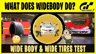 What Does Widebody Do In GT7? - Detailed Wide Body & Wide Tires Test