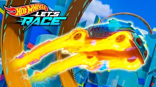 Hot Wheels Racers Recreate Epic Moments in the Ultimate Garage 🤳 | Hot Wheels Let's Race