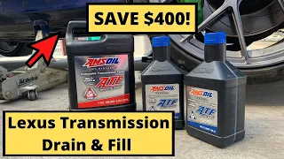 How to save $400 by Doing Lexus Auto Transmission Drain And Fill Yourself | DIY RCF Drain&Fill Guide