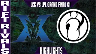 KZ vs IG Highlights Game 1 | Rift Rivals 2019 Final Bo5 LCK vs LPL | King-Zone vs Invictus Gaming