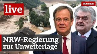 "Dramatisch": Laschet und Reul zur aktuellen Unwetterlage in NRW | WDR aktuell