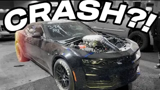 STROKER CAMARO VS CORVETTE | HOOD GETS BLOWN OFF ! | BUILT TRUCK , GTR & CT4V