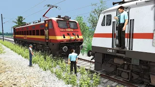 Loco Failed of Humsafar Express  rescuesd by WAP4 – Train Simulator 2024