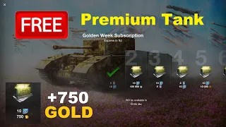 WoT Blitz 🎁 Free Premium Tank and 750 Gold!!!  Visit World of Tanks Blitz and Grab your Gifts!!!