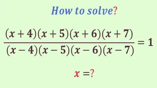 A  awesome mathematics problem | Olympiad Question | can you solve this rational problem | x=?