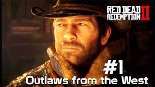 Red Dead Redemption 2 - Intro & Mission #1 - Outlaws from the West [Gold Medal]