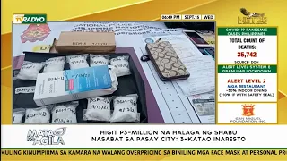 Higit P3-million na halaga ng shabu, nasabat sa Pasay City; 3-katao, inaresto