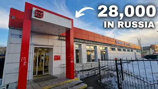 Russian TYPICAL (Russian Owned) Supermarket: Magnit