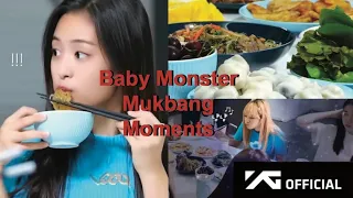 BABYMONSTER MUKBANG MOMENTS | yg feeding babymonster for 1 minutes | #babymonster  (베이비몬스터 베몬)