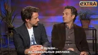 Robert Downey Jr. and Mark Ruffalo on adopting a child - русские субтитры