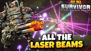 The Bugs will Never Forget This Laser | Deep Rock Galactic: Survivor Gameplay