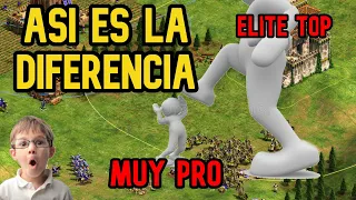 ASI ES LA DIFERENCIA ENTRE UN ELITE Y UNO MUY PRO AGE OF EMPIRES 2