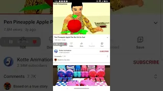 Kotte Animations Pineapple apple pen But It's So Sad