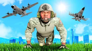 Joining THE ARMY in GTA 5!