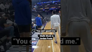 Malik Monk Tells Jordan Poole ‘You Can’t Guard Me!’ Before Warriors-Kings Game 5