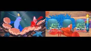 Under The Sea: The Little Mermaid Film vs Kingdom Hearts Final Mix +