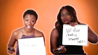 Danielle Brooks and Samira Wiley From OITNB Play The BFF Game