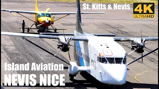 A Day @ The Vance W. Amory Int'l Airport, Nevis | BN2 Islander, PC 12, Cessna 402, Short 360..