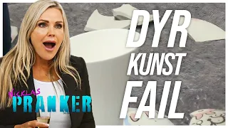 Janni Rees reaktion på de smadrede 250.000 kr. vaser - Nicklas Pranker | Prime Video Danmark