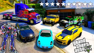 GTA 5 - Stealing TRANSFORMERS Movie Supercar's with Franklin! (Real Life Cars #181)