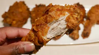 Kfc chicken recipe | How to make kfc fried chicken | Crisy fried kfc chicken.