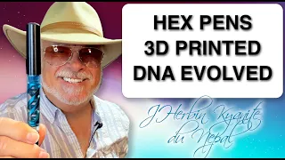 2022 Hex Pens DNA Evolved 3D Printed Fountain Pen Unboxing and Review