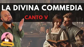 Dante - DIVINA COMMEDIA - Canto 5 INFERNO (riassunto e spiegazione)