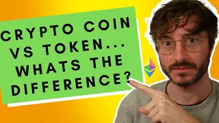 CRYPTO COIN Vs TOKEN - WHATS THE DIFFERENCE? (Cryptocurrency for beginners)