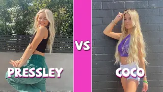 Pressley Hosbach Vs Coco Quinn TikTok Dances Compilation (October 2021)