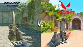 Which is best ? - CS 2 VS Valorant - Physics & Details Comparison