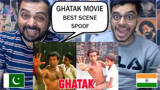 Pakistani Reaction On Ghatak (1996) | Sunny Deol Best Dialogue | Danny Denzongpa Ghatak Movie Spoof