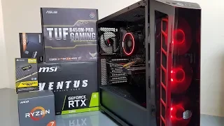 AMD Ryzen 7 2700 RTX 2060 PC Build, Benchmarks and Game tests