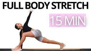 Full Body STRETCH | DAILY Routine for Flexibility, Mobility & Relaxation | 15 MIN | Daniela Suarez