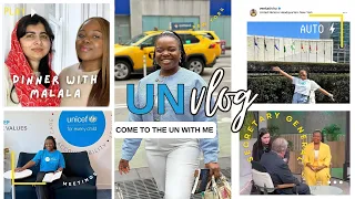 weekly VLOG: flying to New York, Dinner with Malala, Meetings at the United Nations & PhD readings