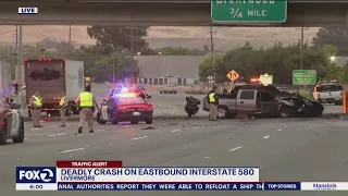 Deadly crash on eastbound I-580 causes massive traffic