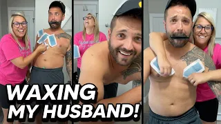 HE INSTANTLY REGRETTED THIS! *Harmonica Waxing Challenge*