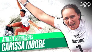 Carissa Moore - The 1st EVER Olympic Surfing Gold Medallist! 🏄‍♀️