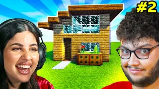 اخيرا عملت بيت مع صبا 🤩| Minecraft