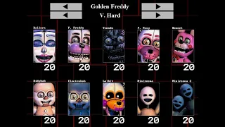 FNaF Sister Location Golden Freddy V. Hard (10/20 Mode)