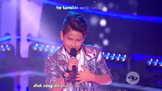 [Vietsub + Lyrics] Robarte Un Beso - La Voz Kids Colombia 2018