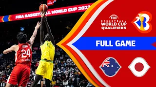 Australia v Japan | Full Basketball Game | #FIBAWC 2023 Qualifiers