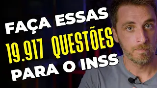 [HACK PRÁTICO] USE AS 19.917 MELHORES QUESTÕES PARA PASSAR NO CONCURSO INSS 2022