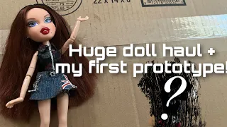 LIZZIE’S HUGE SURPRISE EBAY DOLL HAUL + my first prototype! 10 dolls!