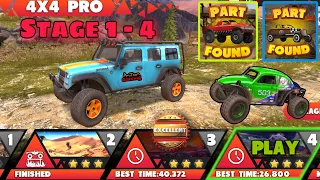 OffRoad Legends 2 4×4 Pro Cup Stage 1,2,3,4 || offroad legends 2 4×4 pro cup trick for all ⭐⭐⭐